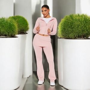 Sweater Pant Set - Pink Size Large